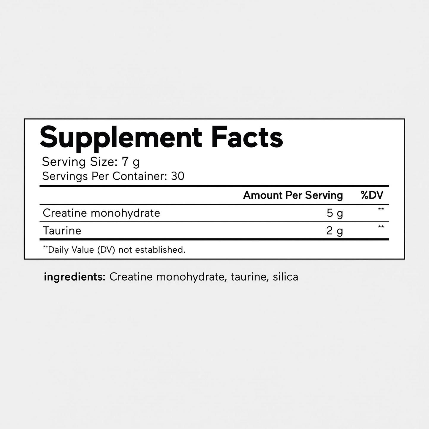 Creatine + Taurine